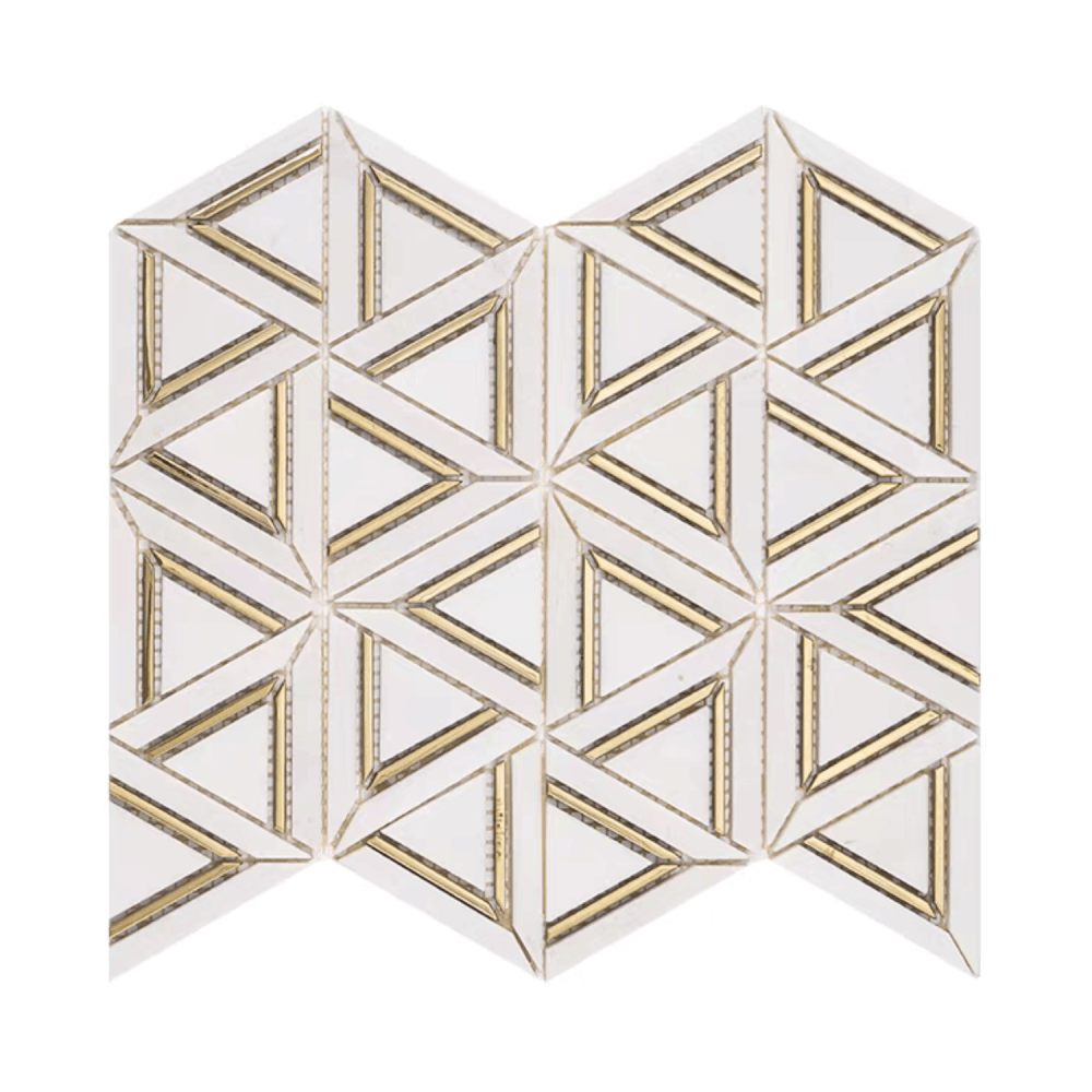 โมเสคหินอ่อน TIMELESS TILES รุ่น GRACE 35X31 ซม. สีขาว_0
